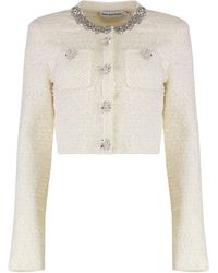 Self-Portrait - Cardigan in misto lana - Lyst