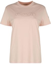 Moncler - T-Shirt Round Neck - Lyst