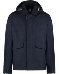 K-Way - Cotton-Linen Blend Jacket - Lyst