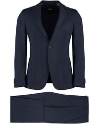 BOSS - Mixed Wool Two-pieces Suit - Lyst