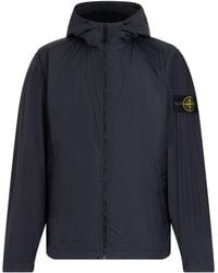 Stone Island - Windbreaker With Hood - Lyst