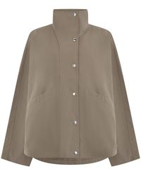 TOTEME - Giacca Parachute antivento in tela - Lyst