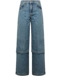The Attico - Wide-Leg Jeans With Five Pockets - Lyst