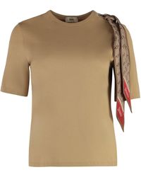 Herno - T-shirt girocollo in cotone - Lyst