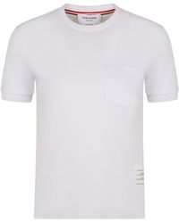 Thom Browne - Crew Neck T-Shirt - Lyst