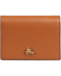 Etro - Logo Leather Wallet - Lyst