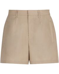 Fendi - Wool Bermuda-Shorts - Lyst