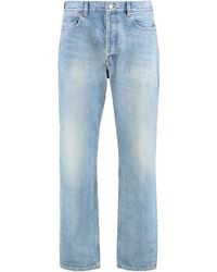 Saint Laurent - Mick 5-Pocket Straight-Leg Jeans - Lyst
