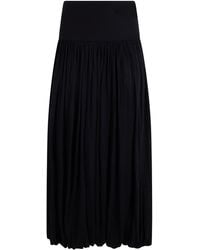 TOTEME - Long Skirt With Crinkled Effect - Lyst