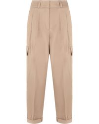 Peserico - Cargo Pants With Cuff - Lyst
