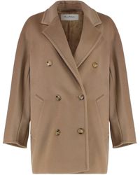 Max Mara - Cappotto Rebus in lana e cachemire - Lyst