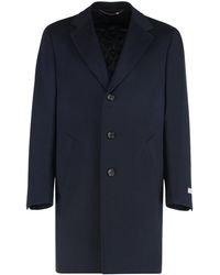 Canali - Wool Coat - Lyst