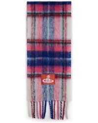 Vivienne Westwood - Sciarpa a quadri con frange - Lyst