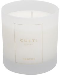 CULTI MILANO Candela profumata Nobless, 270g - Bianco