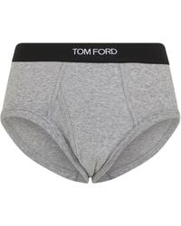 Tom Ford - Cotton Slip With Logo - Lyst