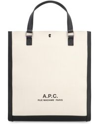 A.P.C. - Tote bag Camille 2.0 in canvas - Lyst