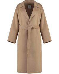 Calvin Klein - Wool Long Coat - Lyst