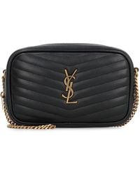 Saint Laurent - Mini borsa a tracolla Lou in pelle - Lyst