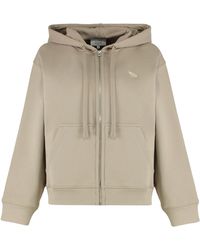 Maison Kitsuné - Felpa full-zip con cappuccio - Lyst