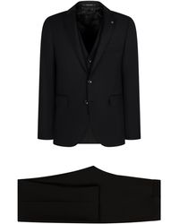 Tagliatore - Stretch Wool Three-Pieces Suit - Lyst