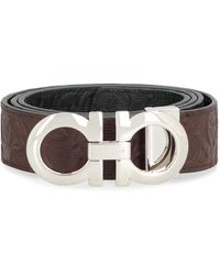 Ferragamo - Reversible And Adjustable Gancini Belt - Lyst