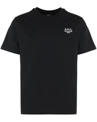 A.P.C. - Standard Rue Madame Cotton Crew-Neck T-Shirt - Lyst