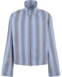 Dries Van Noten - Striped Cotton Jacket - Lyst