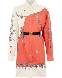 Versace - Dress With Buttons - Lyst