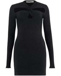 Philosophy Di Lorenzo Serafini - Cut-Out Detail Sweater Dress - Lyst