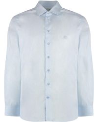Etro - Button-Down Collar Cotton Shirt - Lyst