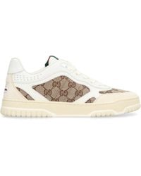 Gucci - Re-Web Sneaker, , Leather - Lyst