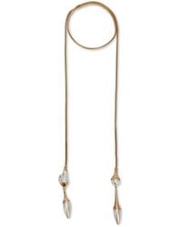 Weekend by Maxmara - Metal Necklace With Hanging Details - Lyst