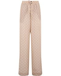 Dries Van Noten - Silk Pants With Print - Lyst