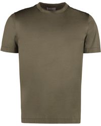 Canali - T-shirt girocollo in cotone - Lyst