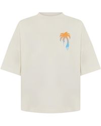 Palm Angels - Cotton T-Shirt With Print - Lyst