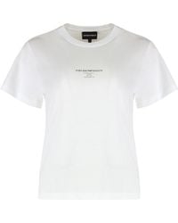 Emporio Armani - Crew Neck T-Shirt With Logo - Lyst