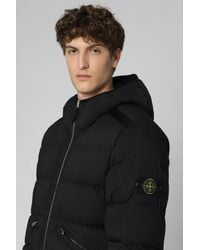 Stone Island - Down Jacket With Hood - Lyst