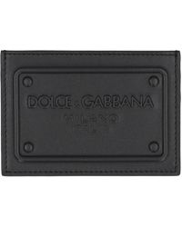 Dolce & Gabbana - Portacarte in pelle con logo - Lyst