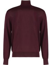 Saint Laurent - Wool Turtleneck Sweater - Lyst