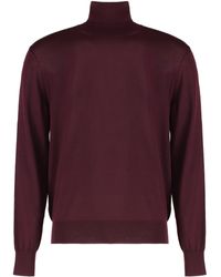 Saint Laurent - Maglione dolcevita in lana - Lyst