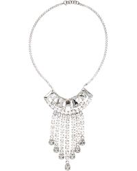 Dries Van Noten - Pendant Necklace With Rhinestones - Lyst