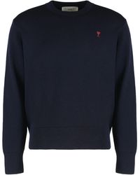 Ami Paris - Sweater With Round Neck - Lyst
