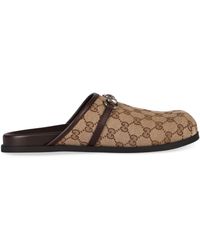 Gucci - Gg Motif Slippers - Lyst