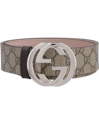 canvas gucci belt men