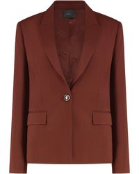 Pinko - Gente Single-Breasted One Button Jacket - Lyst
