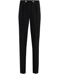 Versace - Stretch Viscose Trousers - Lyst