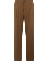 Herno - Linen And Cotton Trousers - Lyst