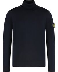 Stone Island - Sweater With Turtleneck - Lyst