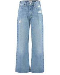 FRAME - Jeans Le High 'N' Tight Wide Leg - Lyst