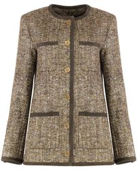 Golden Goose - Wool Tweed Jacket - Lyst